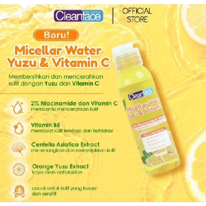 Clean Face Micellar Water Purbasari