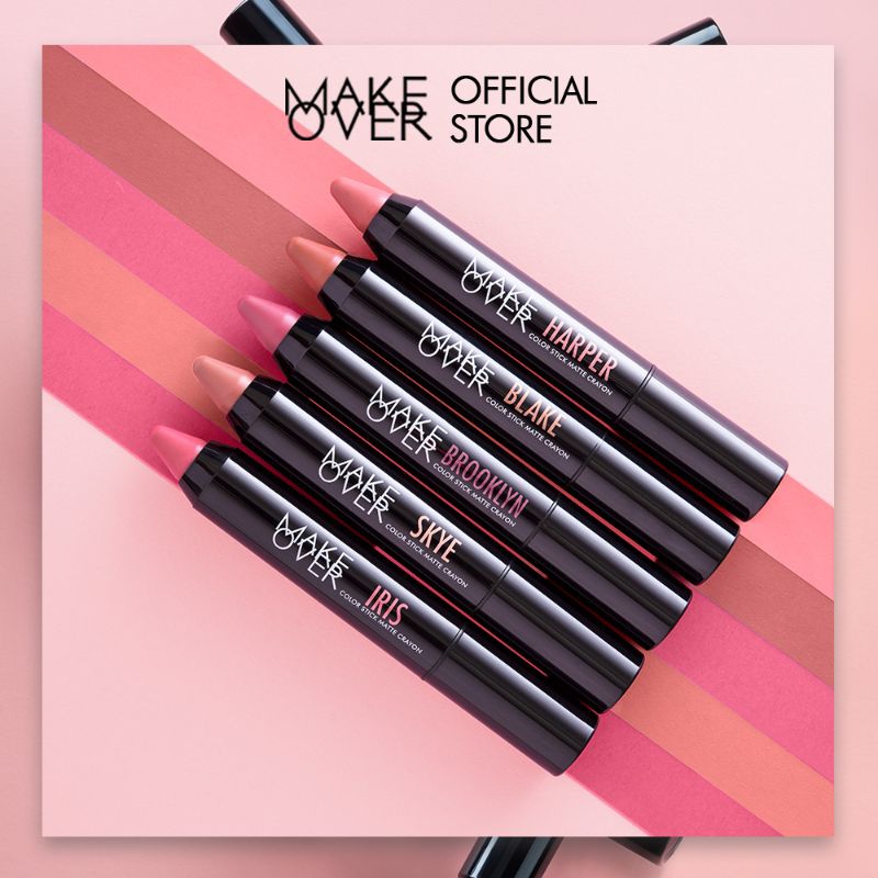 MAKE OVER Stick Matte Crayon/ lipstik Crayon matte