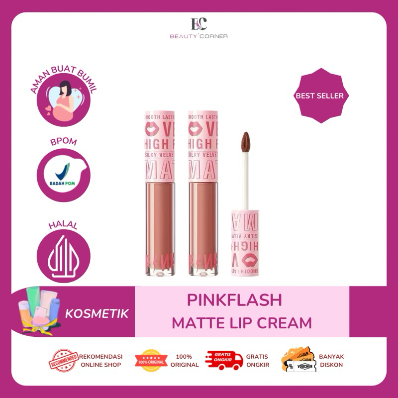 PINKFLASH Matte Lip Cream Waterproof