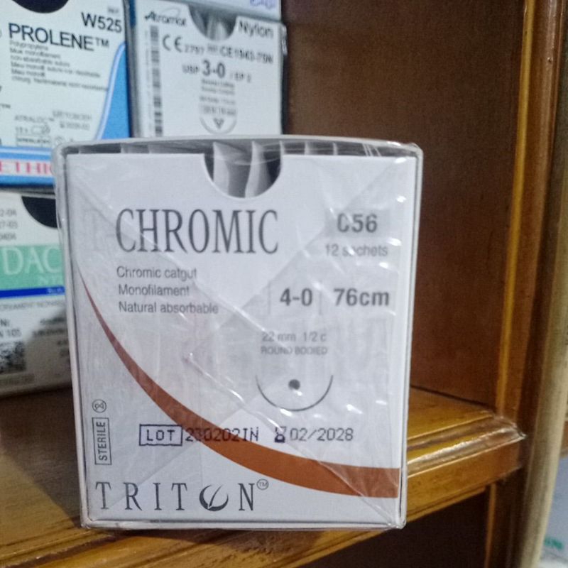 T CHROMIC 4/0 roundbodied C56 ( Absorbable) /box