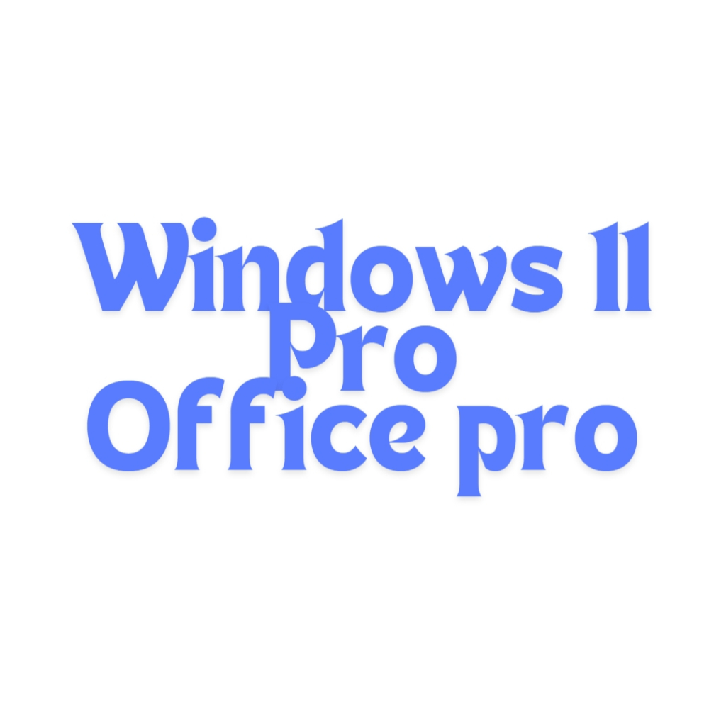 Windows 11 & Office Pro 64bit