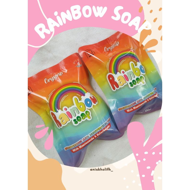 RAINBOW SOAP PENCERAH BADAN