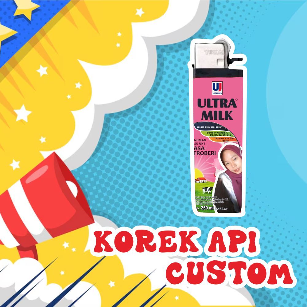 KOREK API CUSTOM POTO KALIAN