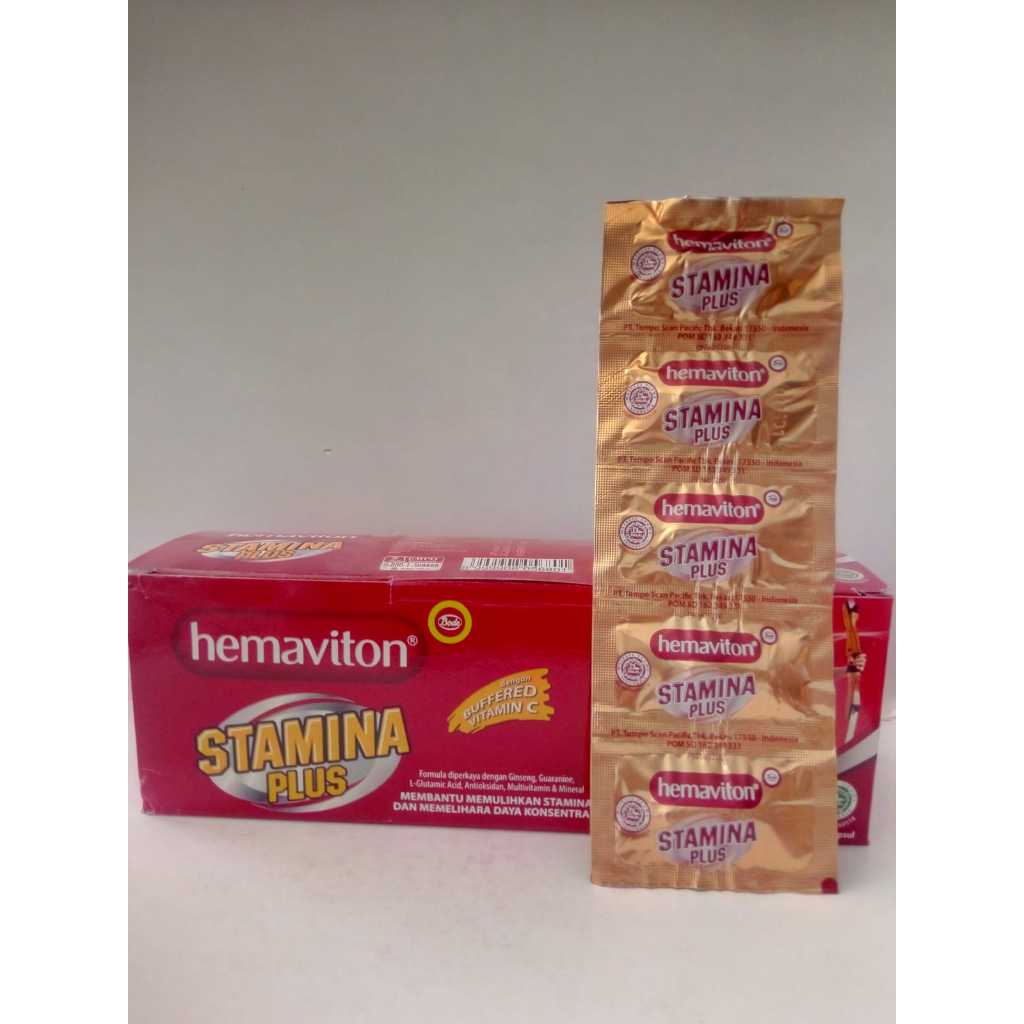 Hemaviton Stamina Plus Strip 5 Kapsul