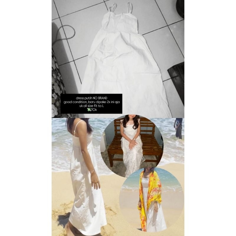 dress putih