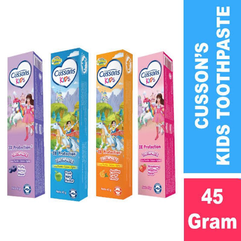 Cussons Kids 3X Protection Toothpaste 45 gr