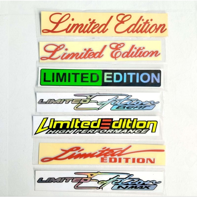 STICKER CUTTING | LIMITED EDITION