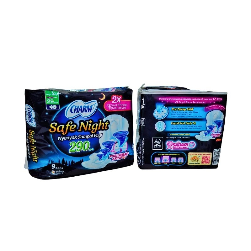 Carm safe night 29cm 9 pads
