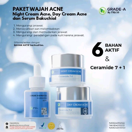 ( READY ) PAKET ACNE BASIC GRADE A BY TMCO SKINCARE