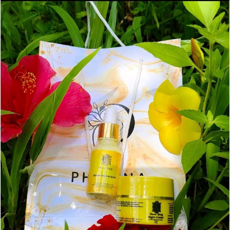 cream malam dan serum Phonna