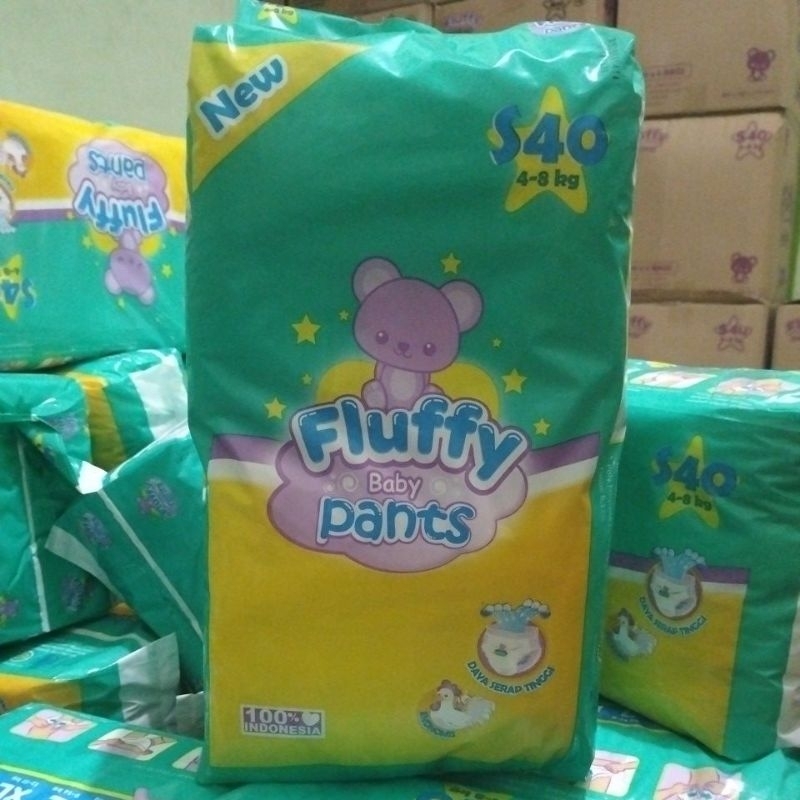 FLUFFY PANTS S isi40pcs