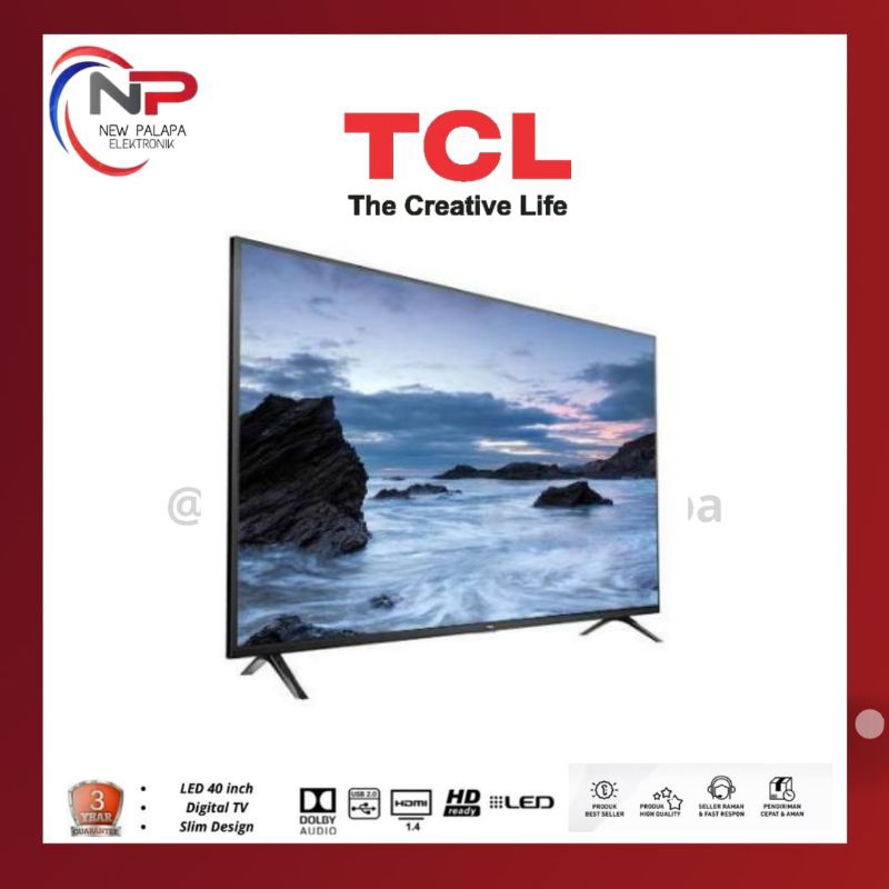 LED TV TCL 40D3000B