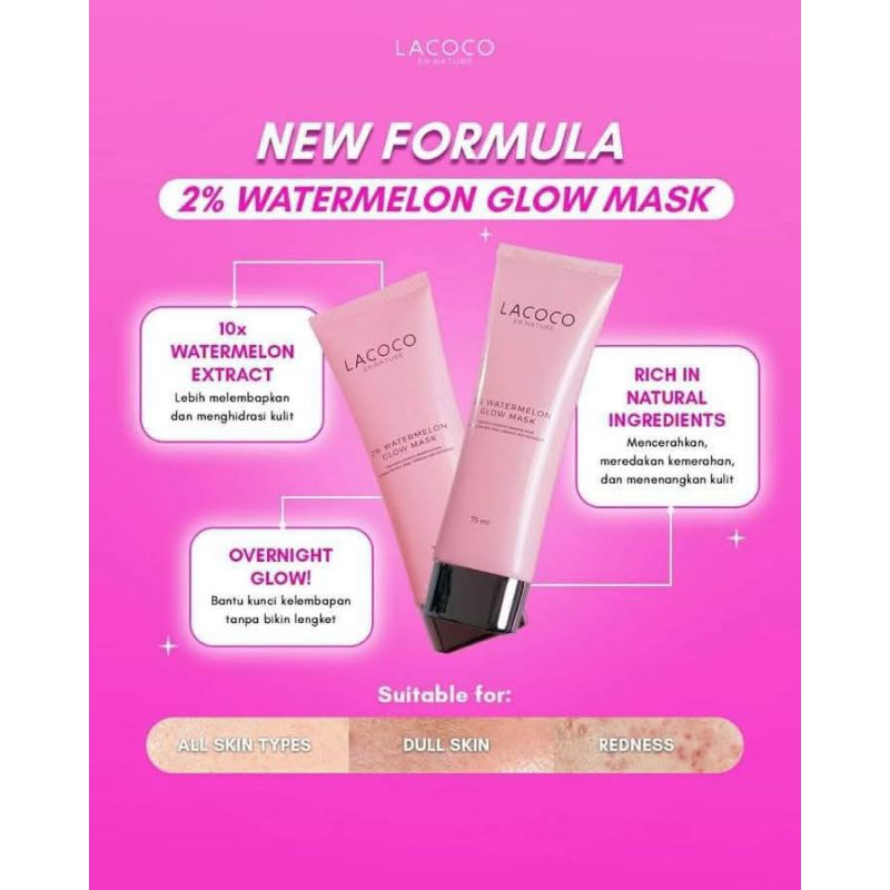 Lacoco wgmask watermelon mask