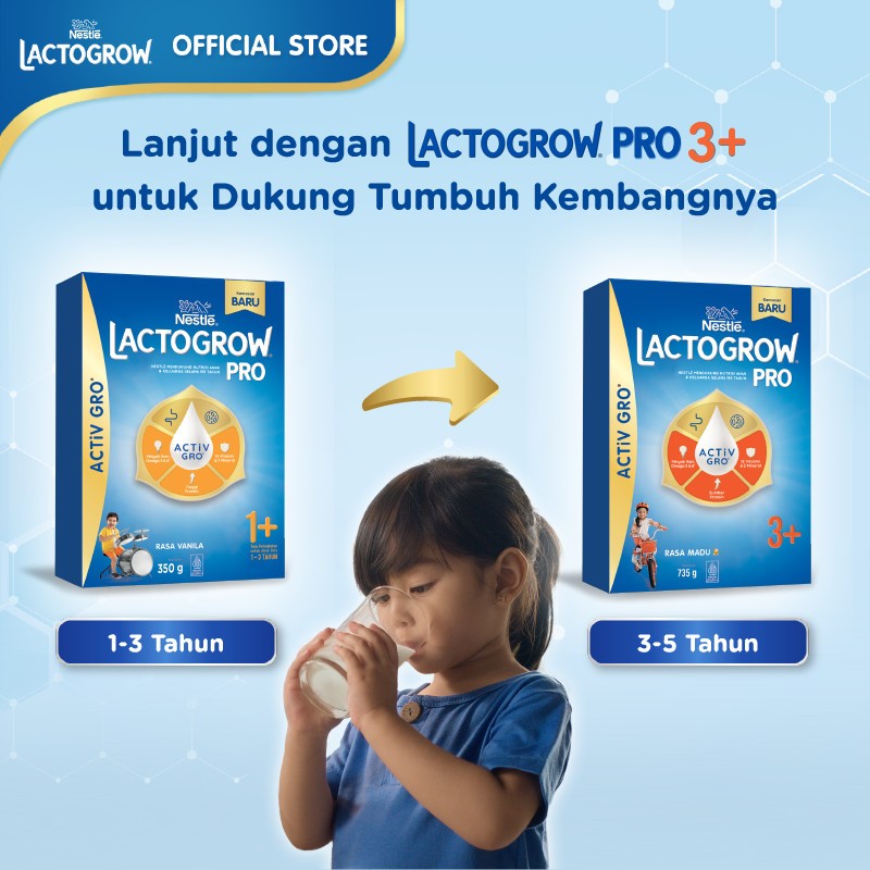 Lactogrow 3+Vanila 1000gr
