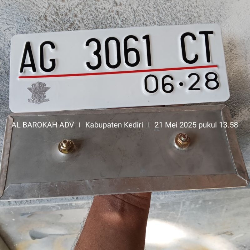 PLAT NOMER MOTOR