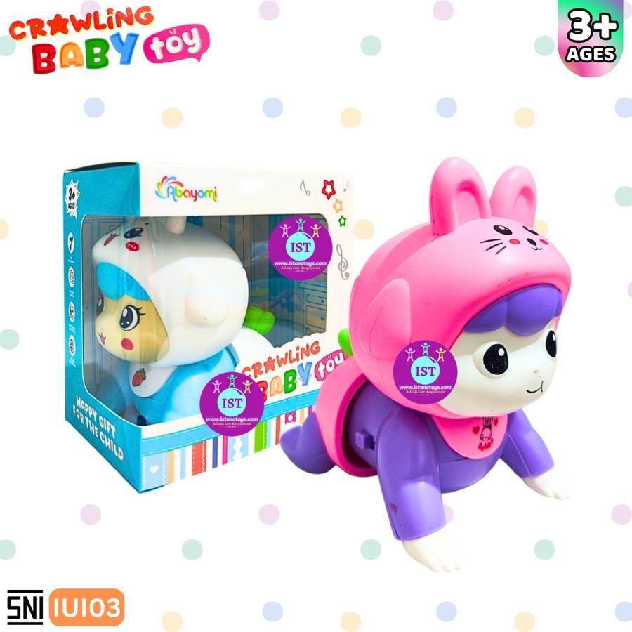 COM Mainan Crawling Baby Rabbit IU03