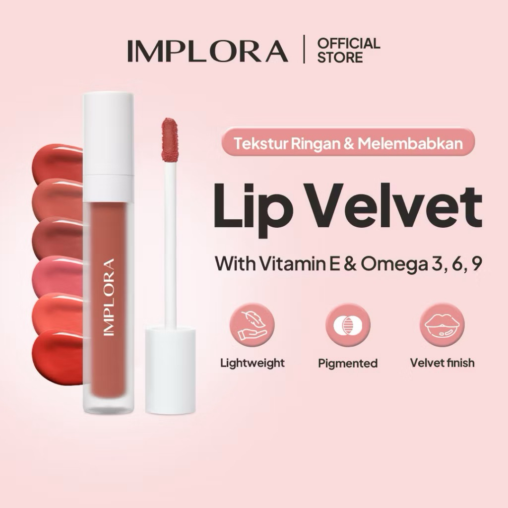 [ READY ] BPOM IMPLORA Lip Velvet