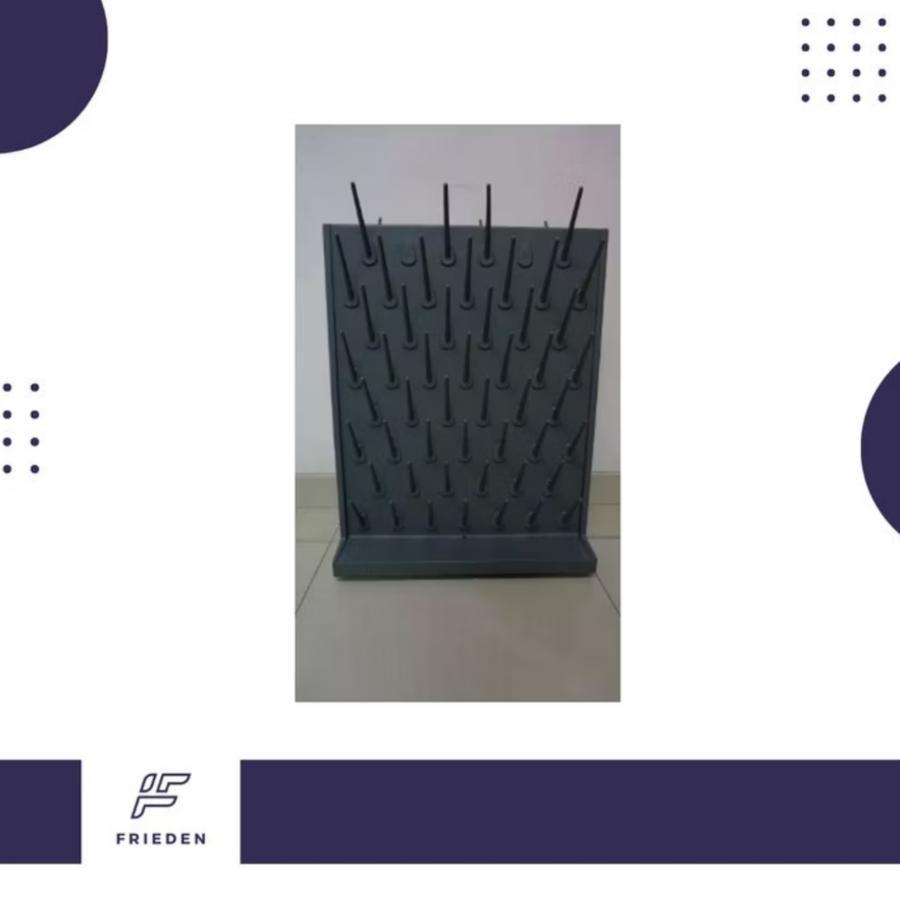 Drying Rack Laboratorium 52 Pegs Polypropylene PP Lab