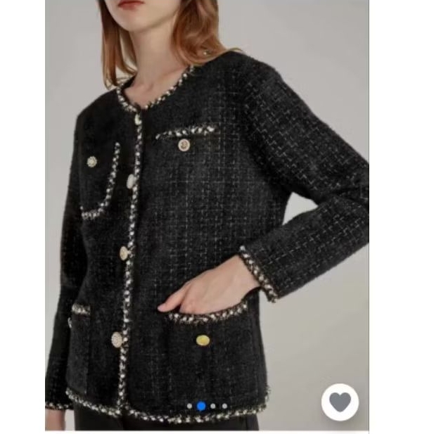 RAELYN BEADS OUTER - BLACK