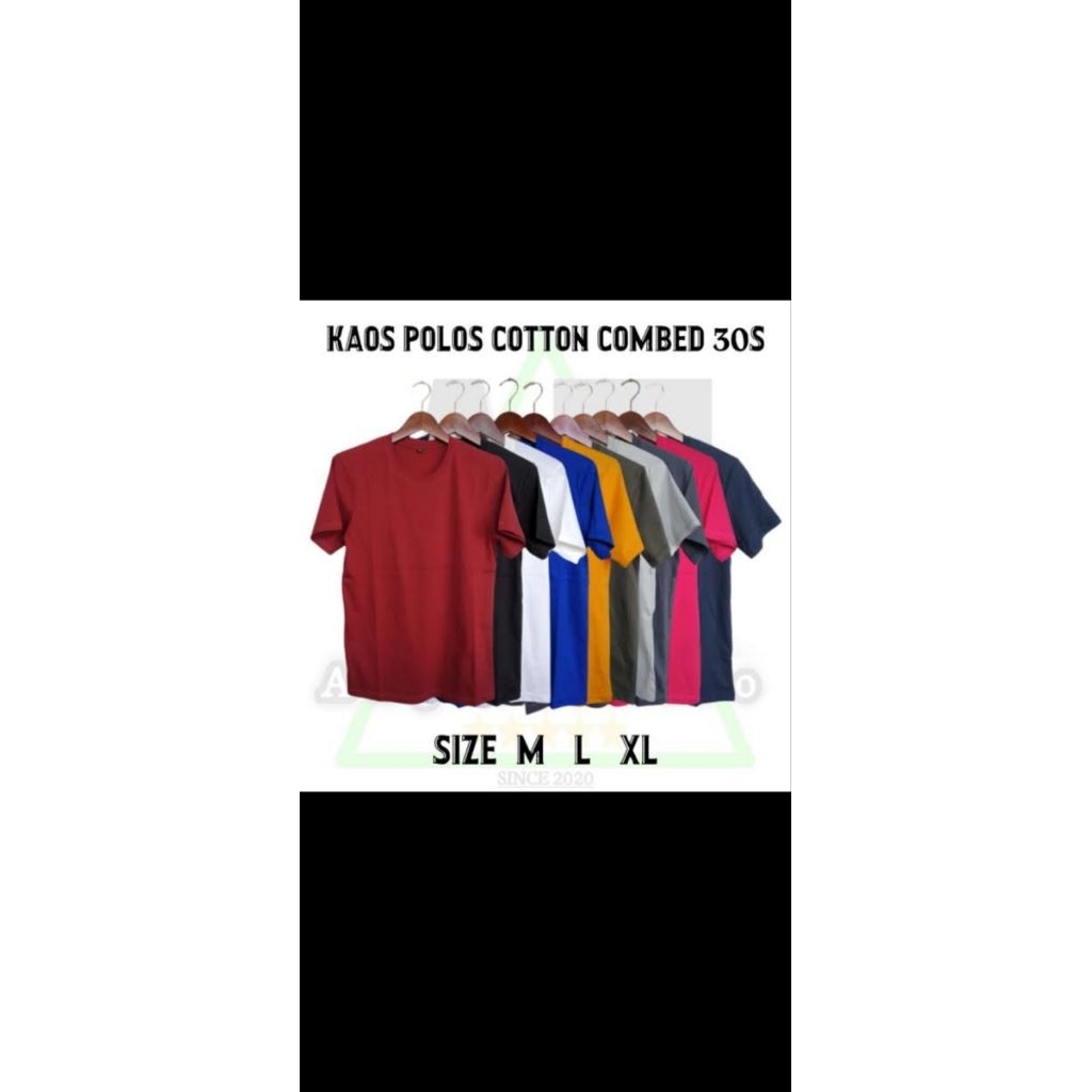 baju polos santai