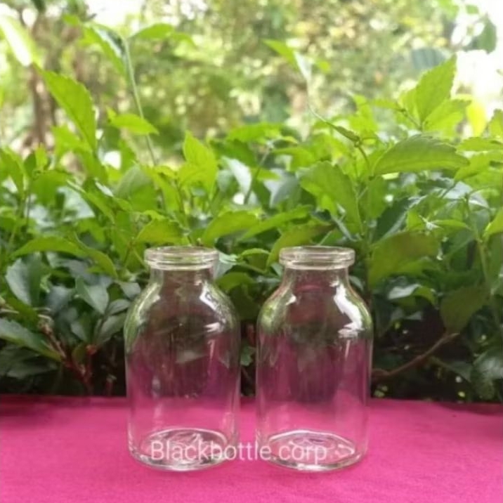 Botol kaca 20ml TANPA TUTUP