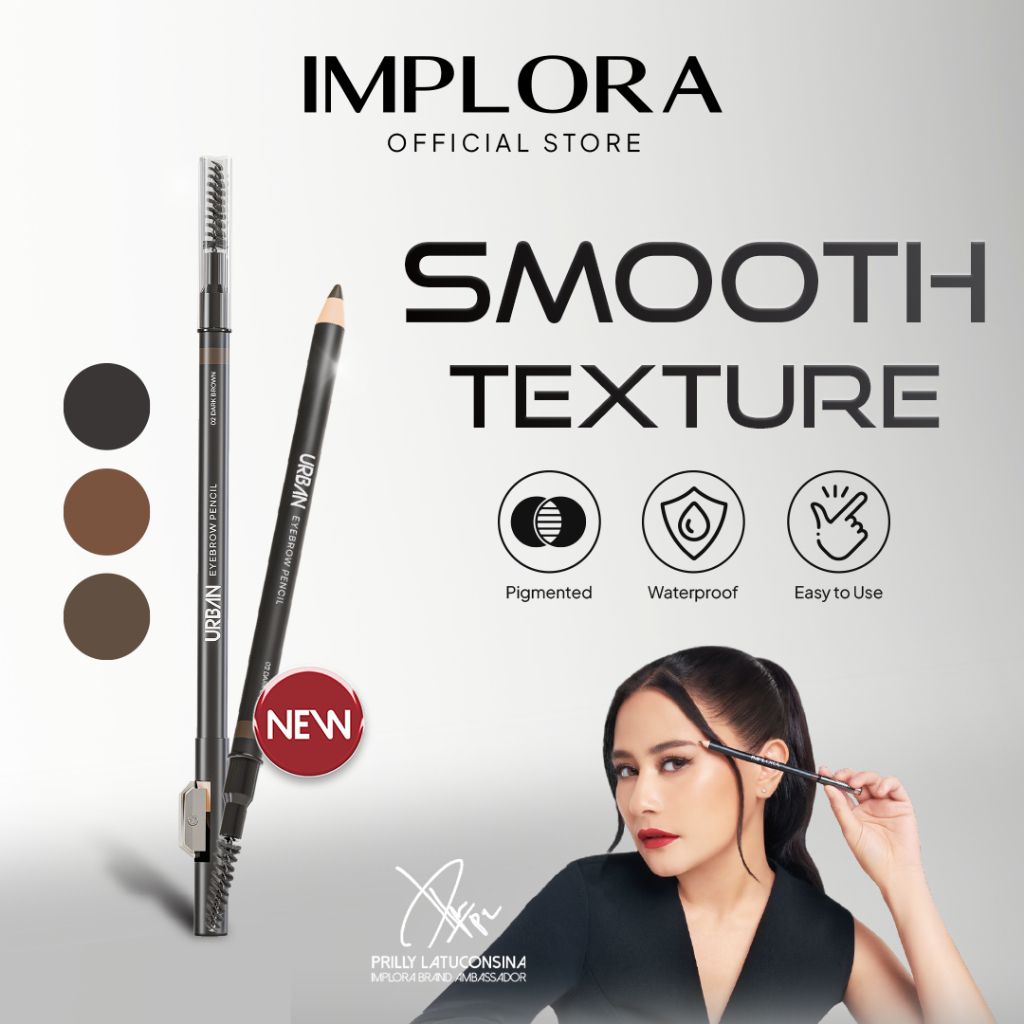 IMPLORA URBAN EYEBROW PENCIL - 03 MEDIUM BROWN....