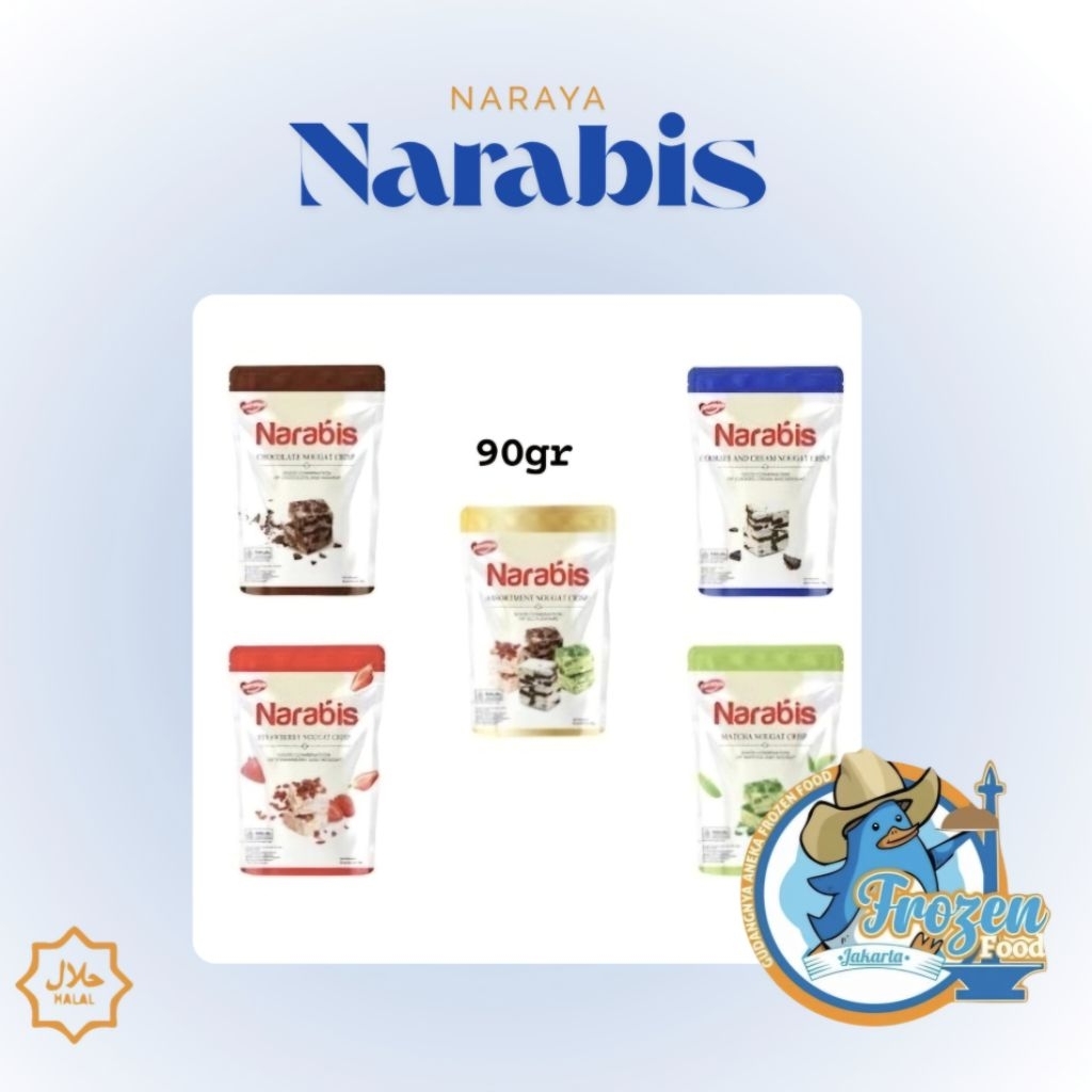 Naraya Narabis 200gr & 90gr | WAJIB EXTRA BUBBLEWRAP
