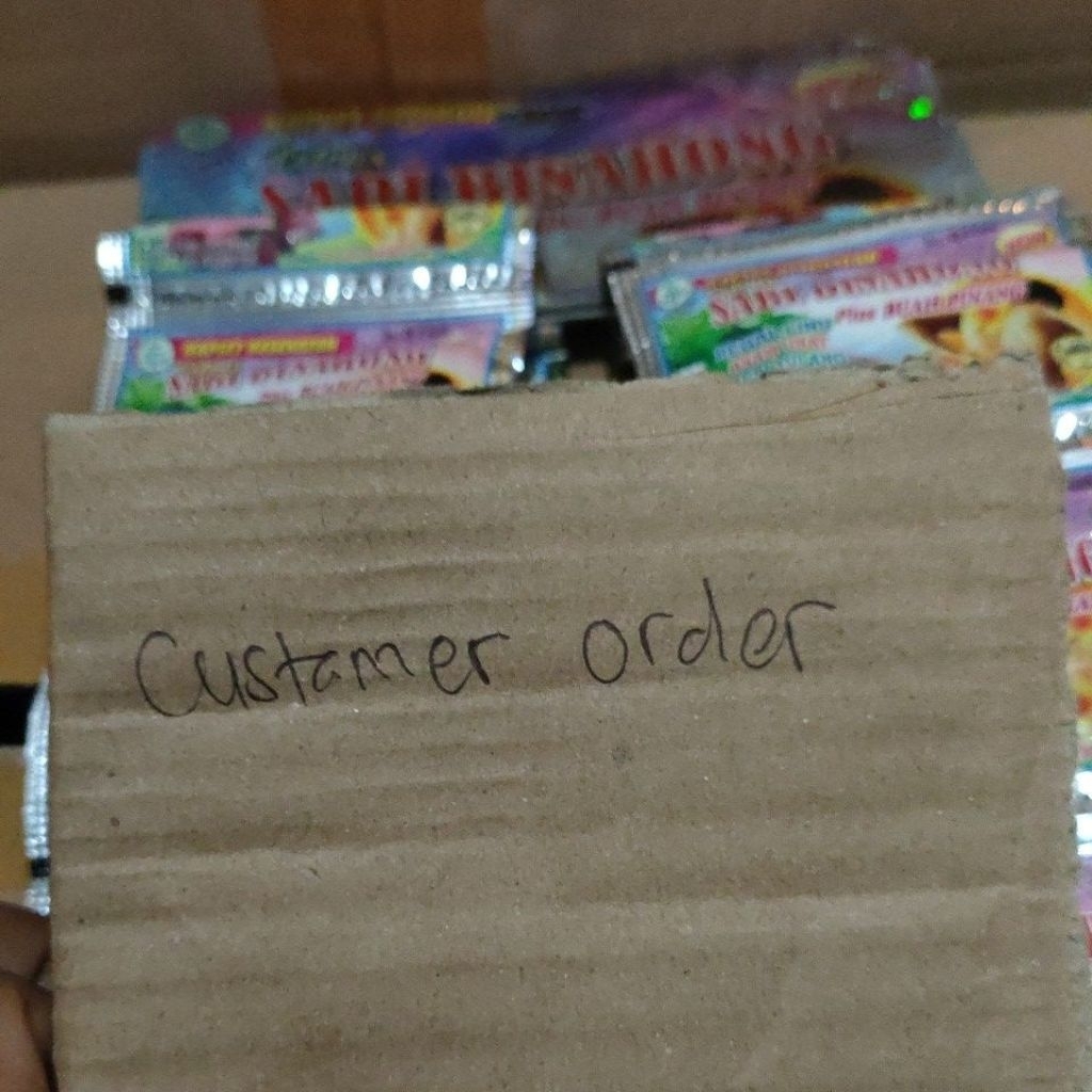 custamer order daun binahng