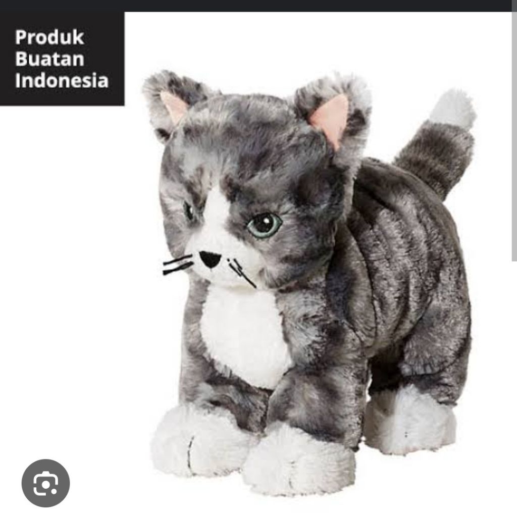 Boneka Kucing Lucu Blue Tabby