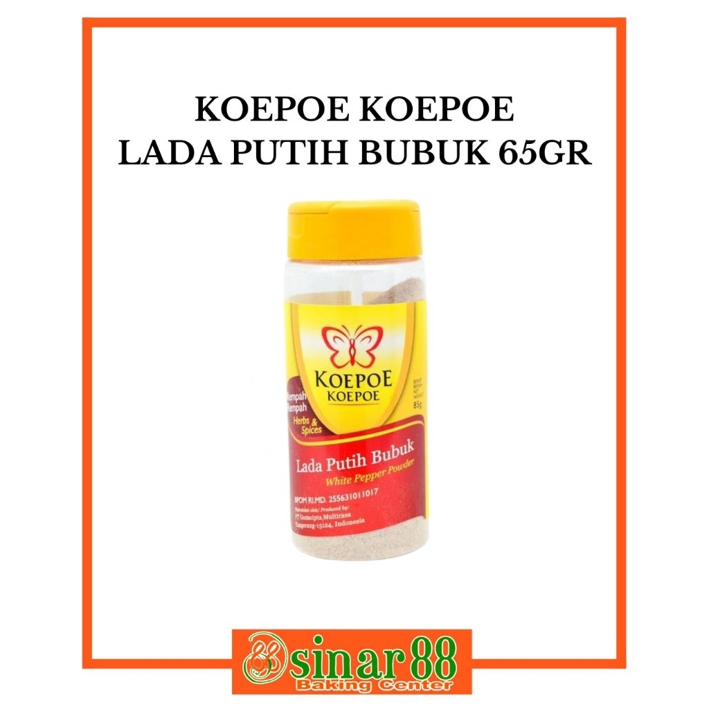 Koepoe Koepoe Lada Putih Bubuk