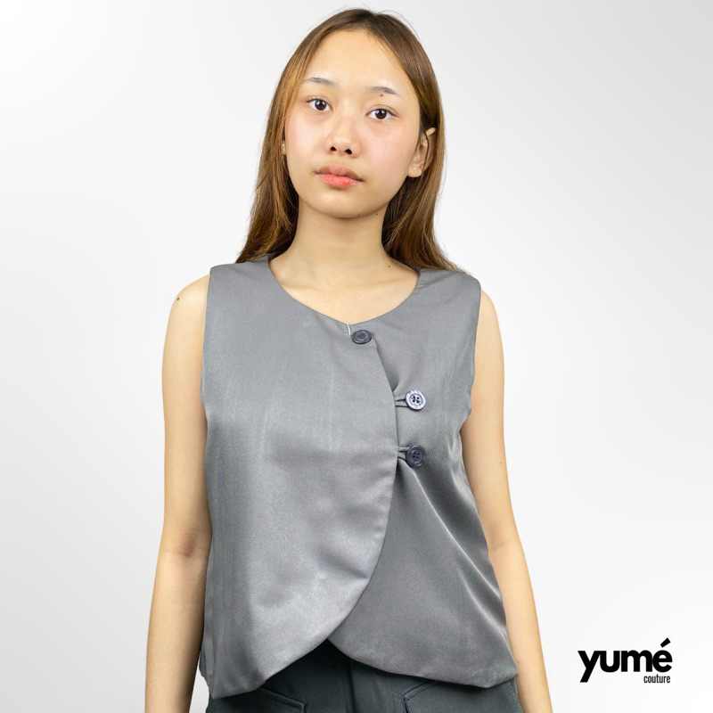 YUME Sleveless Top Twill Helga