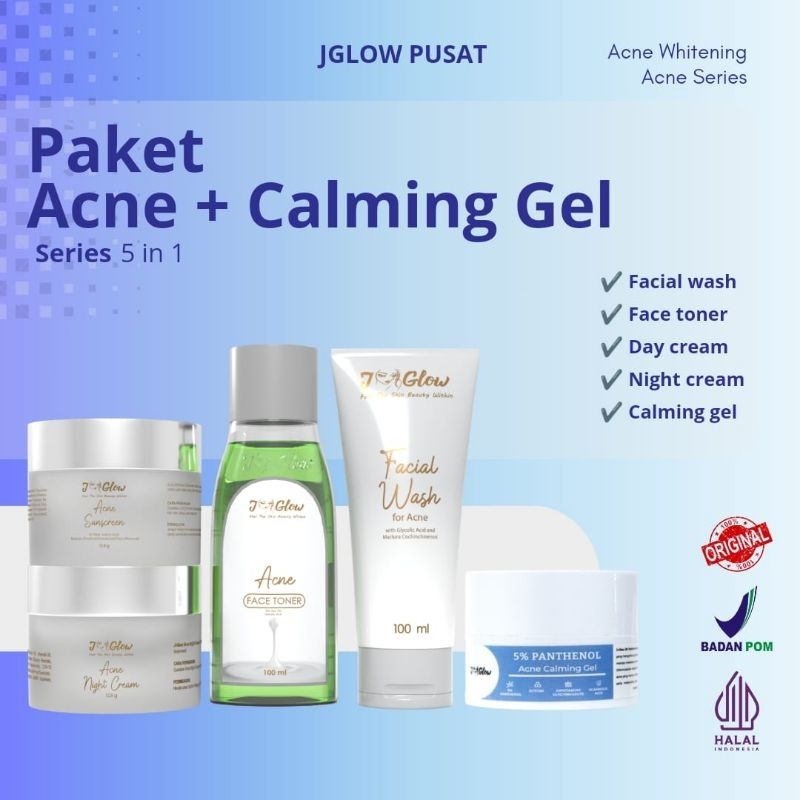 JGLOW ACNE +CALMING GEL