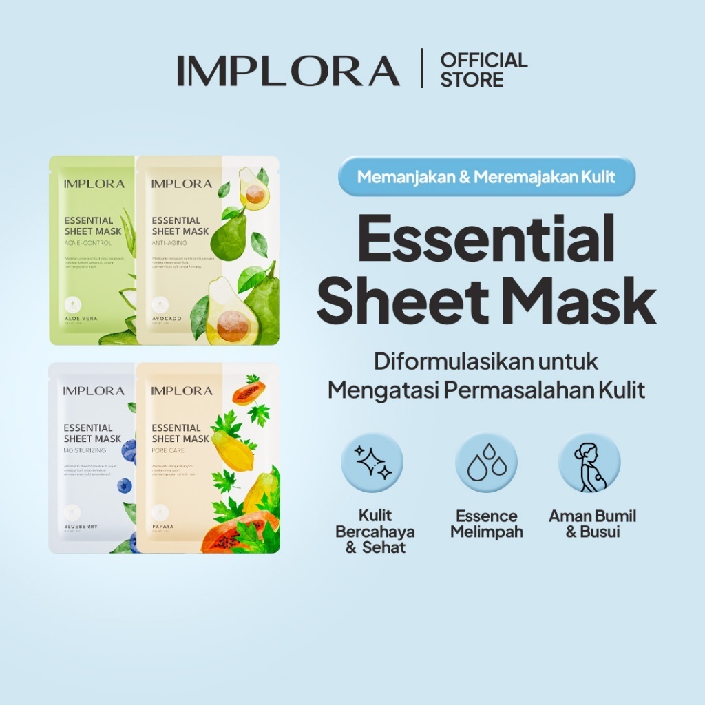 IMPLORA Essential Sheet Mask