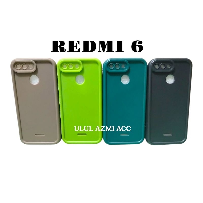 Case Hp Matte Rose Redmi 6 Softcase Pro Kamera