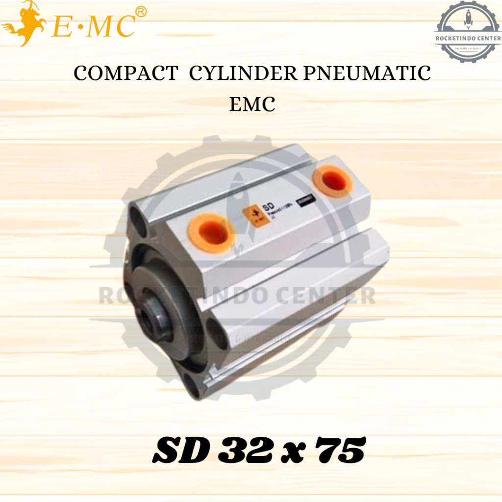Compact cylinder pneumatic EMC SD 32X75