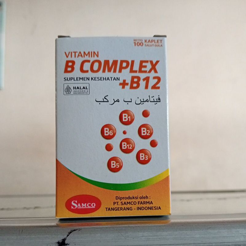 Vitamin B Complex+B12 Samco 100 Kaplet