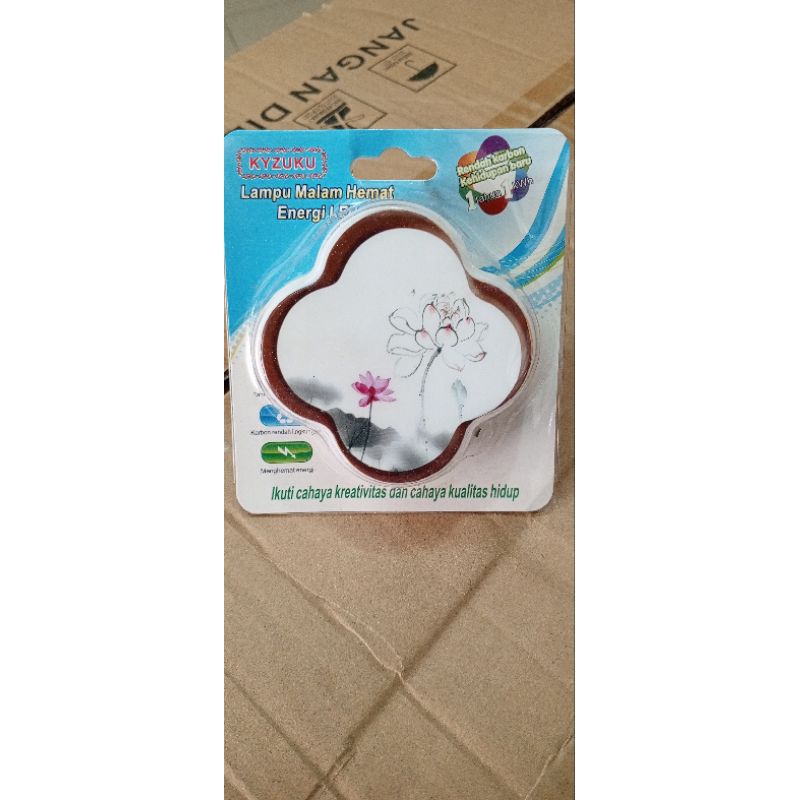 lampu tidur karakter bunga