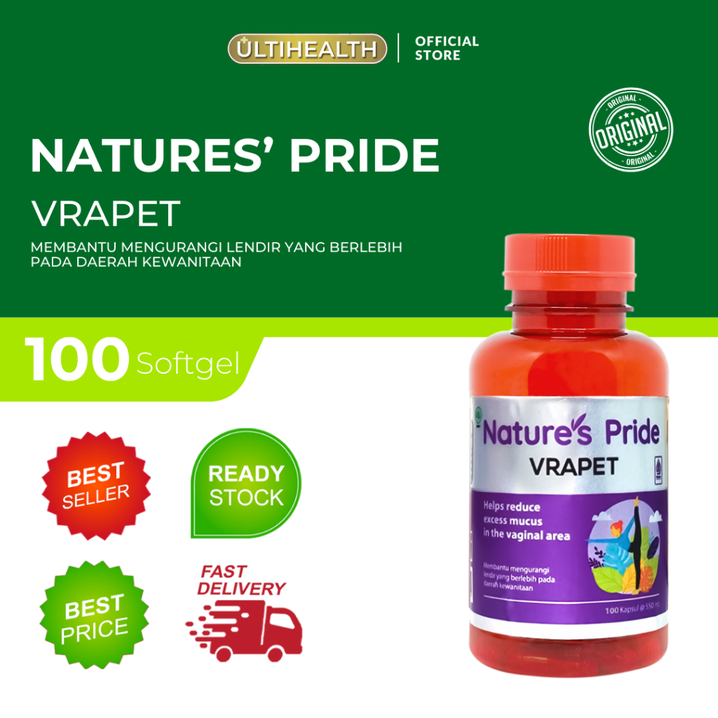 NATURE'S PRIDE VRAPET ISI 100 KAPSUL