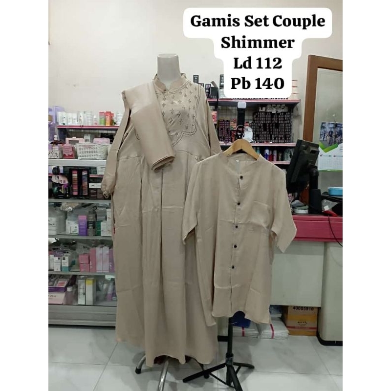 couple set gamis set plus koko