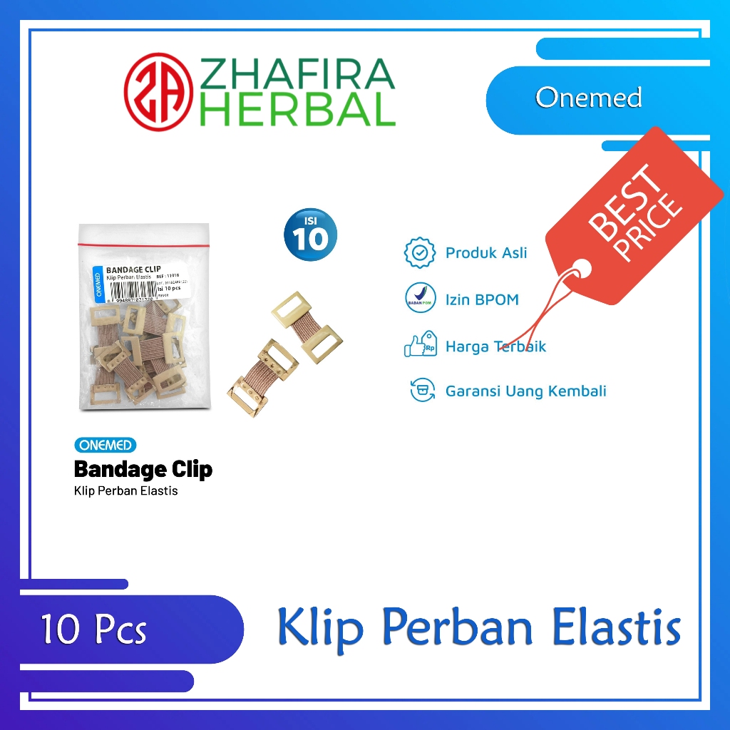 Klip Perban Elastis isi 10 pcs