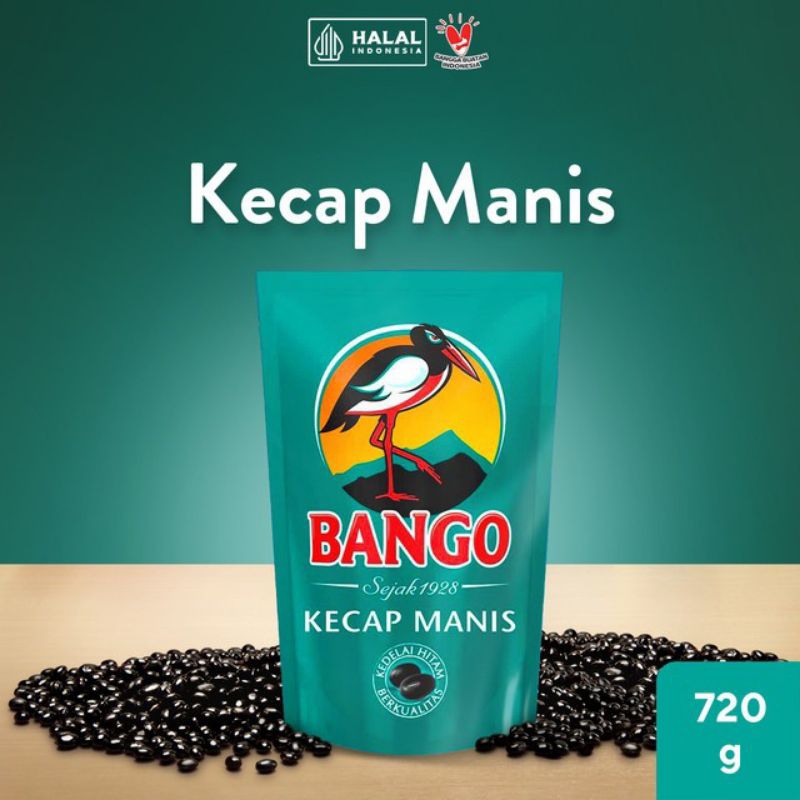 Kecap Manis bango 720ml/520ml Bango Kecap manis 700ml
