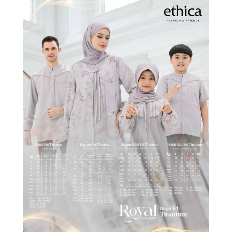 Sarimbit Royal 64 Titanium By Ethica