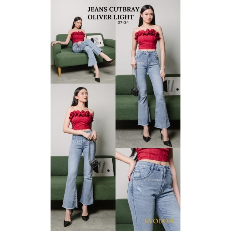 Celana Jeans Cutbray