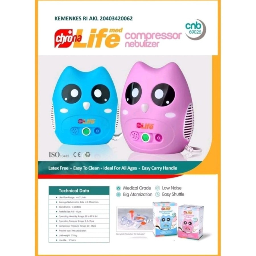 Nebulizer Compressor CHRONA LIFE cnb 69026