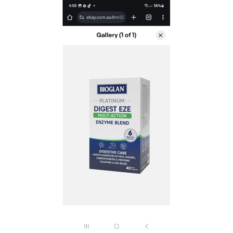 BIOGLAN PLATINUM DIGEST EZE MULTI ACTION 40 CAPS