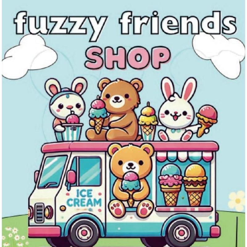 [40HAL]FUZZY FRIENDS SHOP ICE CREAM