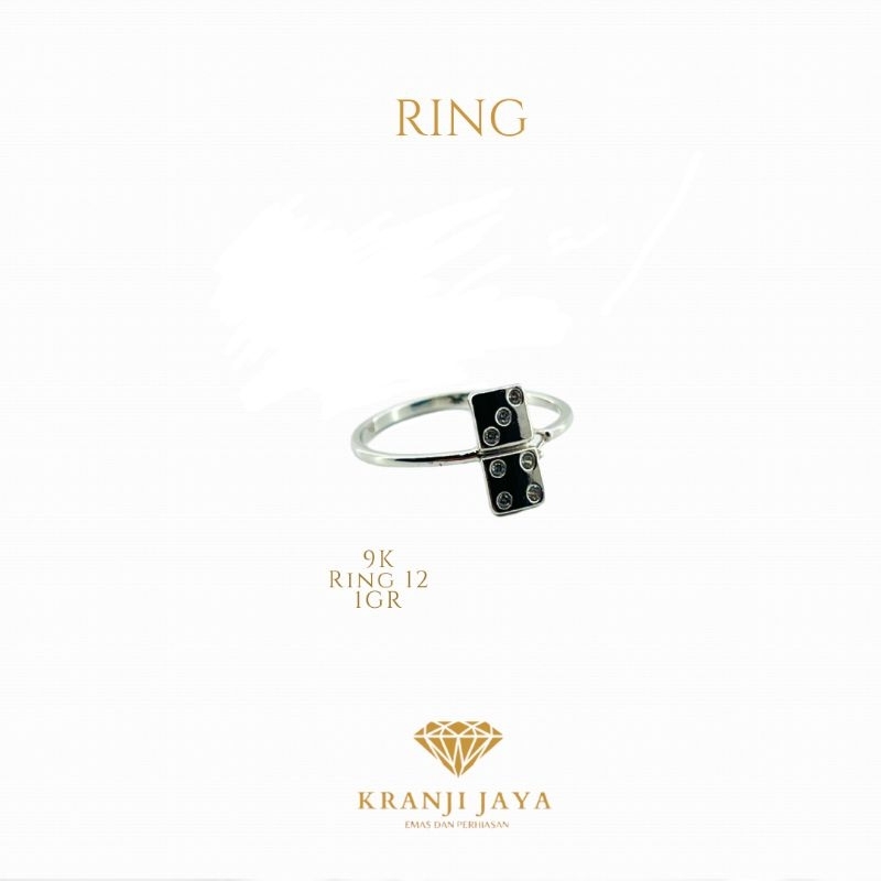 Cincin Cor Ad Mata Putih Full 9K