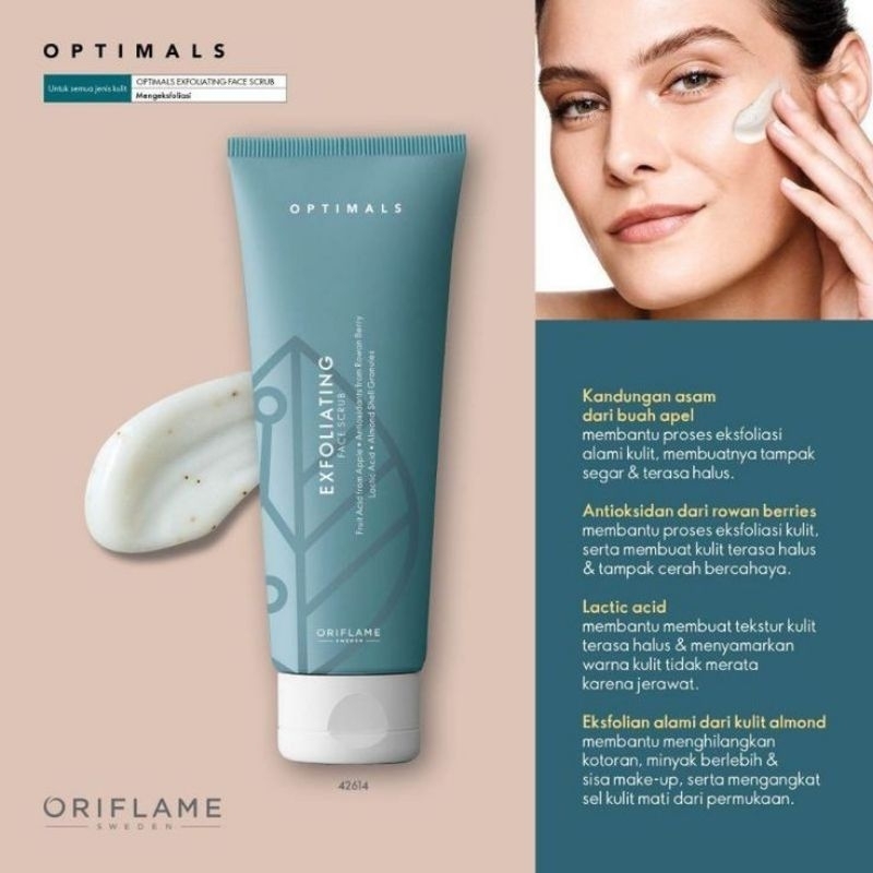 optiamals exfoliating face scrub  42614