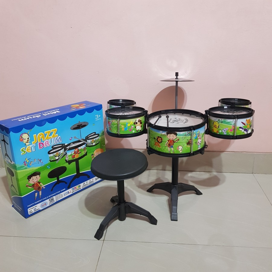 Mainan Set Big Jazz Drum - Mainan Drum Jazz Set