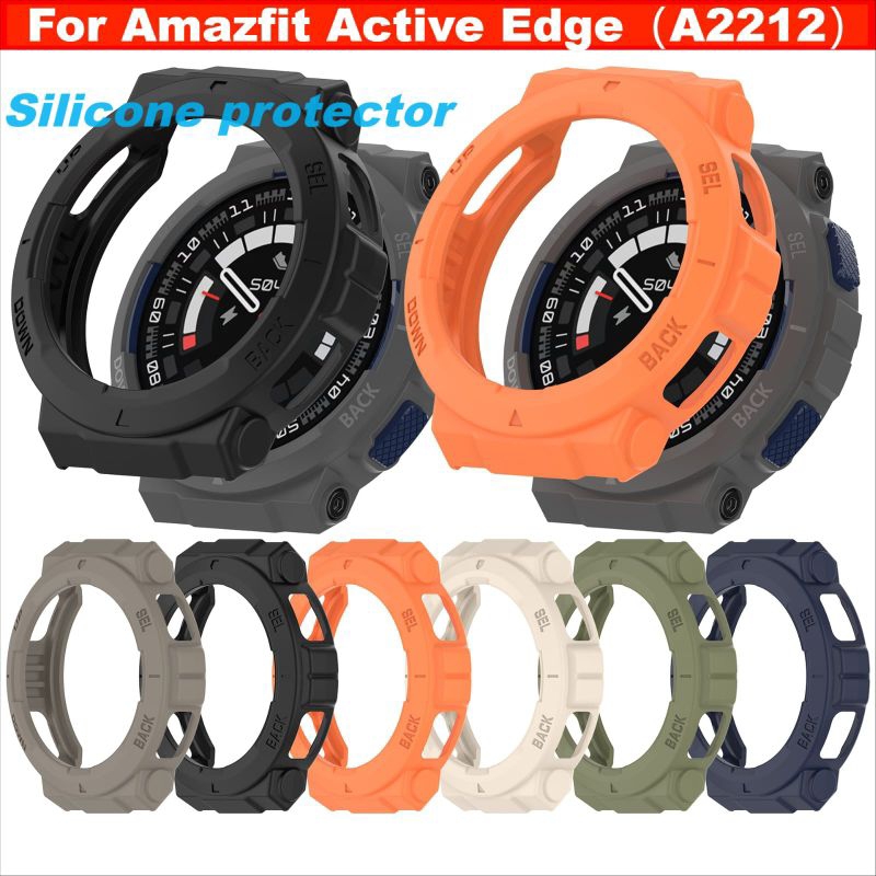 Soft Bumper CaseAmazfit Active Edge A2212PROTECTIVE CASE-NAVY